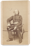 FULL LENGTH SEATED CDV OF GENERAL BEN BUTLER