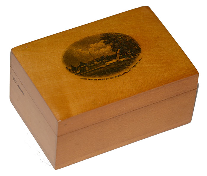 GETTYSBURG SOUVENIR MAUCHLINE WARE BOX