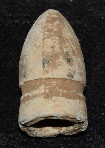 CS .58 CALIBER GARDNER PATENT MINIE BALL RECOVERED FROM CULP’S HILL GETTYSBURG