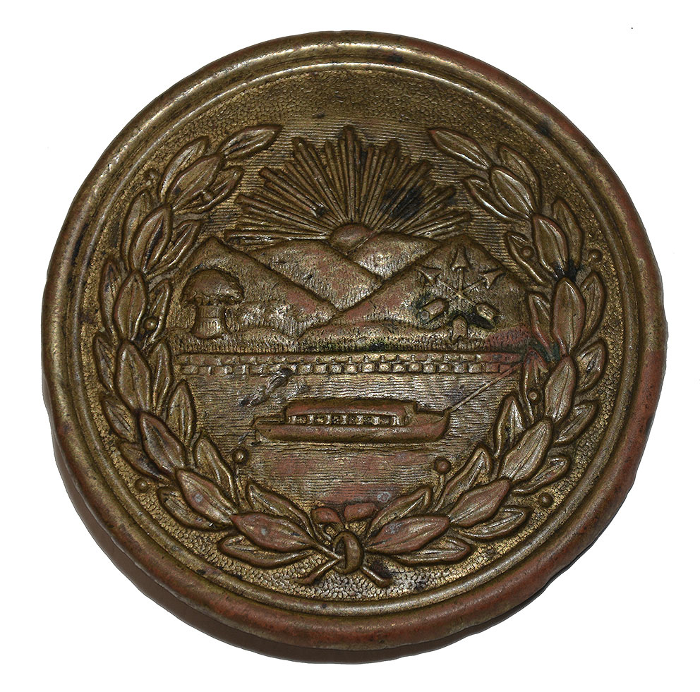VERY RARE STATE OF OHIO CARTRIDGE BOX BREAST PLATE