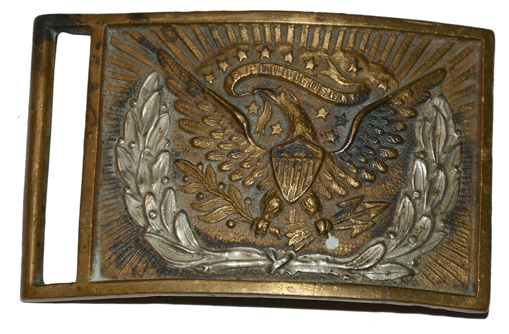NON-DUG M1851 SWORD BELT PLATE: CAVALRY, MOUNTED ARTILLERY