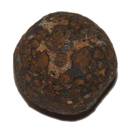 REVOLUTIONARY WAR IRON CANISTER BALL FROM MARY ANN FURNACE, HANOVER, PA