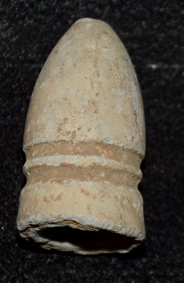 CS .58 CALIBER GARDNER PATENT MINIE BALL RECOVERED FROM CULP’S HILL GETTYSBURG
