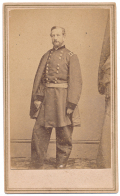 FULL STANDING VIEW OF GENERAL ALFRED PLEASONTON, LEADER OF THE UNION CAVALRY AT GETTYSBURG