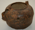 RELIC OF A FRONTIER FORT: ARMY IRON TEA KETTLE/COFFEE POT FROM FORT PEMBINA, NORTH DAKOTA