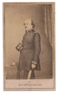 LITHOGRAPH CDV OF MAJOR GENERAL BENJAMIN BUTLER