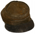 REGULAR ARMY MODEL 1872 KEPI FROM FORT PEMBINA, NORTH DAKOTA