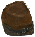 REGULAR ARMY CIVIL WAR ENLISTED KEPI WITH INDIAN WAR USE FROM FORT PEMBINA, NORTH DAKOTA