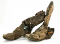 PAIR EXCAVATED MODEL 1872 CAVALRY BOOTS: FORT PEMBINA  