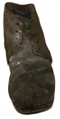 SCARCE CIVIL WAR ARMY ISSUE SHOE, A.K.A. BROGAN OR BOOTTEE