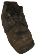 SCARCE CIVIL WAR ARMY ISSUE SHOE MADE AND MARKED BY CIVIL WAR CONTRACTOR JOHN MUNDELL OF PHILADELPHIA