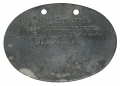 WORLD WAR ONE GERMAN DOG TAG