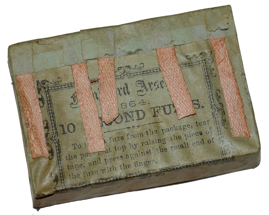 PACK OF FRANKFORD ARSENAL TEN SECOND ARTILLERY FUZES