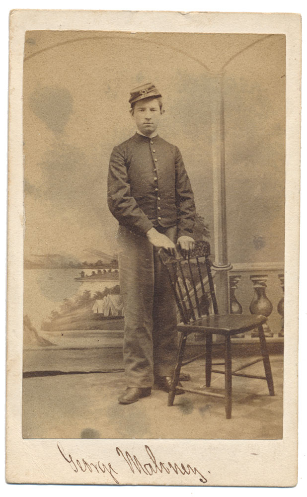 BEAUTIFUL INK IDENTIFIED CDV OF 109TH NEW YORK MUSICIAN