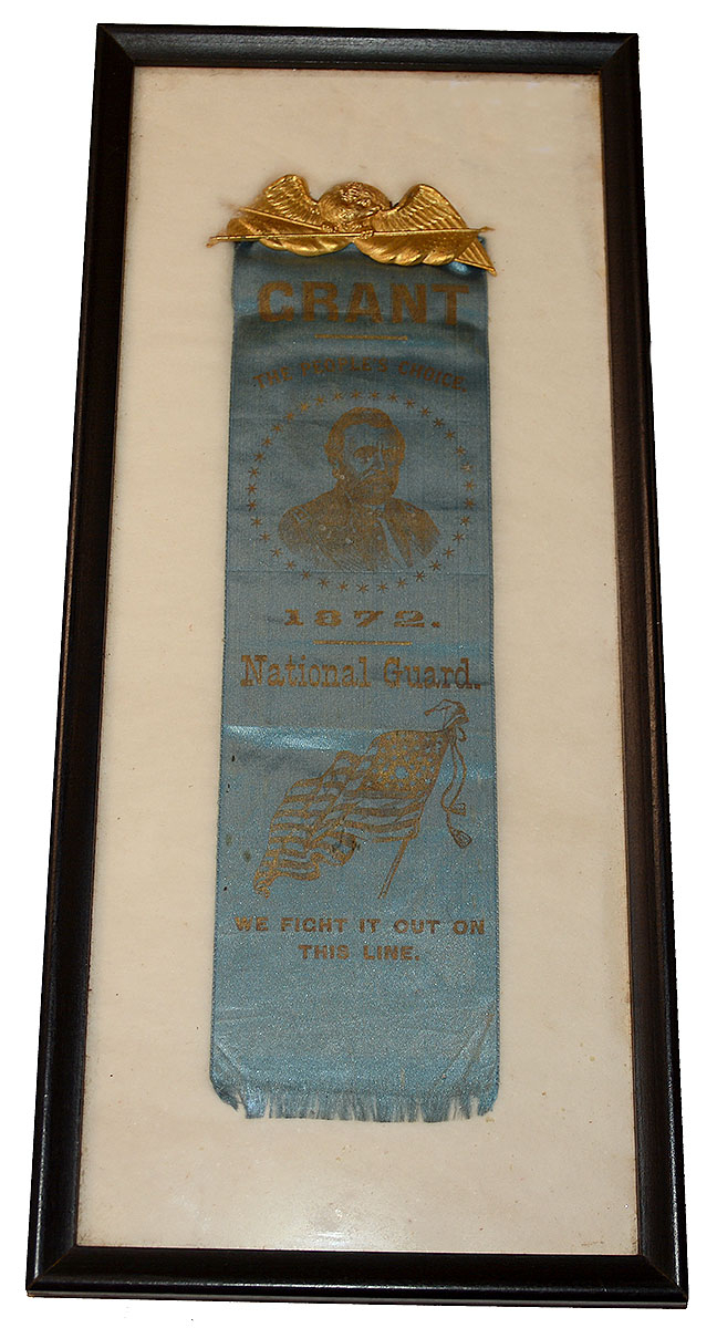 1872 GRANT CAMPAIGN RIBBON