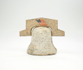 LIBERTY BELL MADE OF MACERATED GREENBACKS 