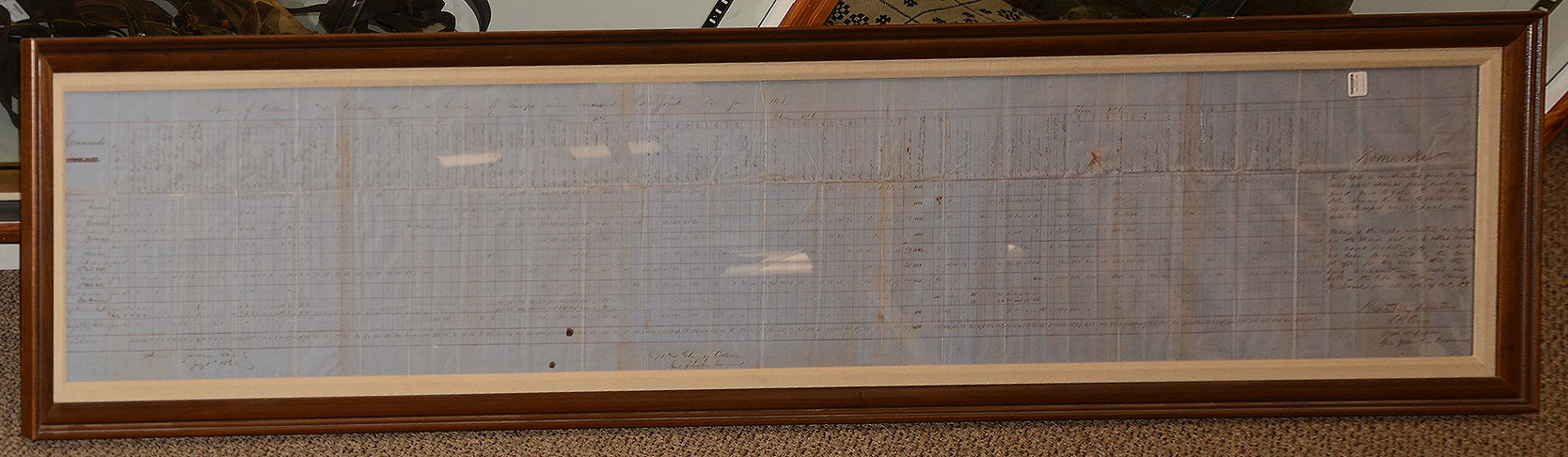 VERY RARE ORDNANCE RETURN FOR JOHNSTON’S COMMAND IN JACKSON, MISSISSIPPI, JUNE 1863