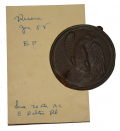 RELIC U.S. ENLISTEDMAN’S EAGLE BREAST PLATE FROM RESACA, MAKER MARKED, RECOVERED BY SID KIRKSIS