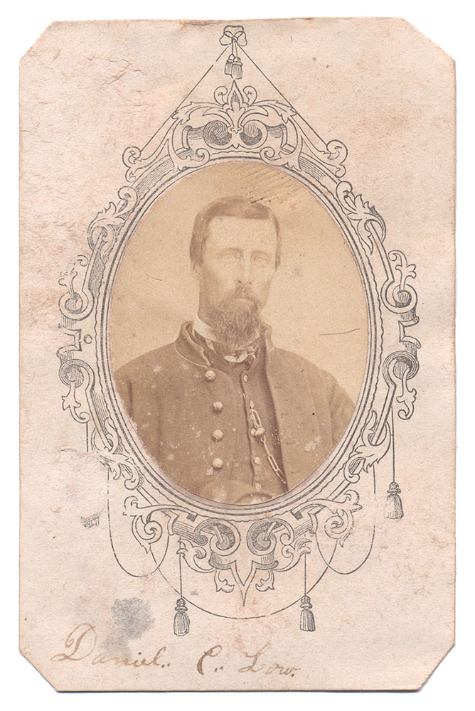 INK IDENTIFIED CDV OF 52ND PENNSYLVANIA SOLDIER