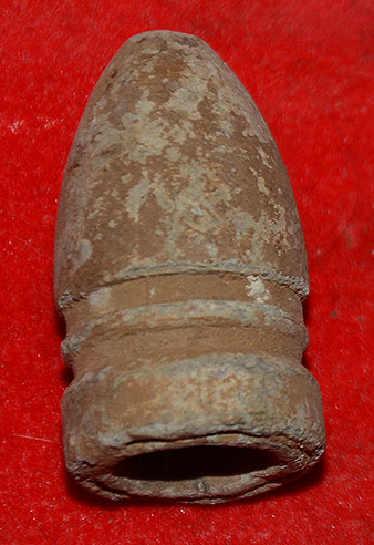 CS .58 CAL. GARDNER PATENT MINIE BALL RECOVERED NEAR CULP’S HILL
