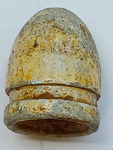 VERY RARE .69 CALIBER FRENCH BULLET WITH ELLIPTICAL CAVITY