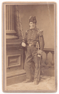 FULL STANDING VIEW OF A US NAVY OFFICER