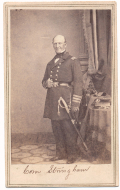 CDV OF COMMODORE STRINGHAM IN UNIFORM