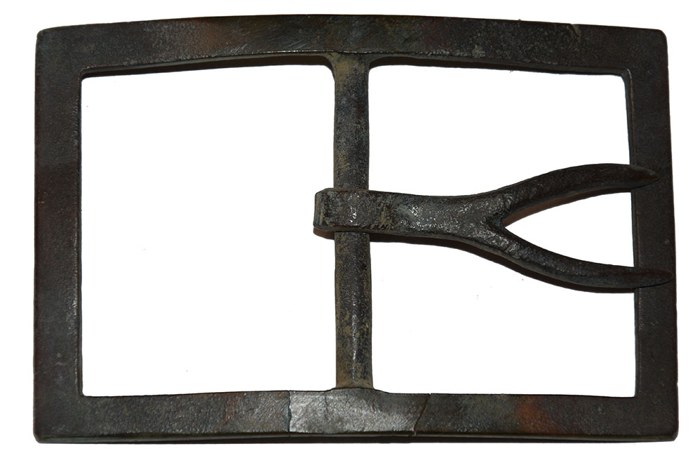 CONFEDERATE FORKED-TONGUE, “WISH-BONE,” BELT BUCKLE