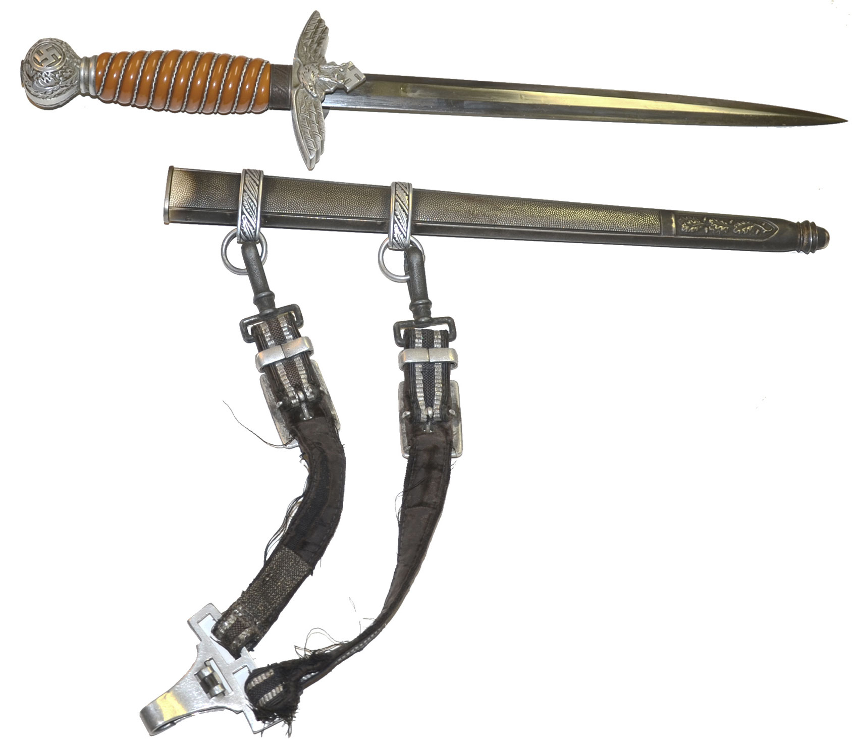 2ND MODEL LUFTWAFFE DAGGER WITH HANGERS