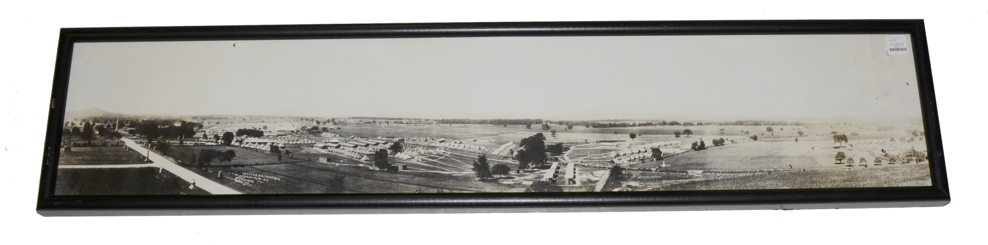 PANORAMA PHOTOGRAPH OF ARMY MOBILIZATION CAMP AT GETTYSBURG IN 1917