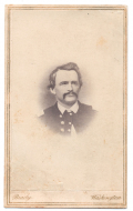 CDV OF BRIGADIER GENERAL ELON J. FARNSWORTH, KILLED IN ACTION AT SOUTH CAVALRY FIELD, GETTYSBURG 