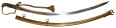 BRITISH M1796 LIGHT CAVALRY OFFICER’S SABER, WITH KNOT AND SCABBARD