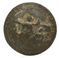 CIVIL WAR NORTH CAROLINA STATE SEAL BUTTON WITH STAR BACKMARK, TRACES OF SILVER