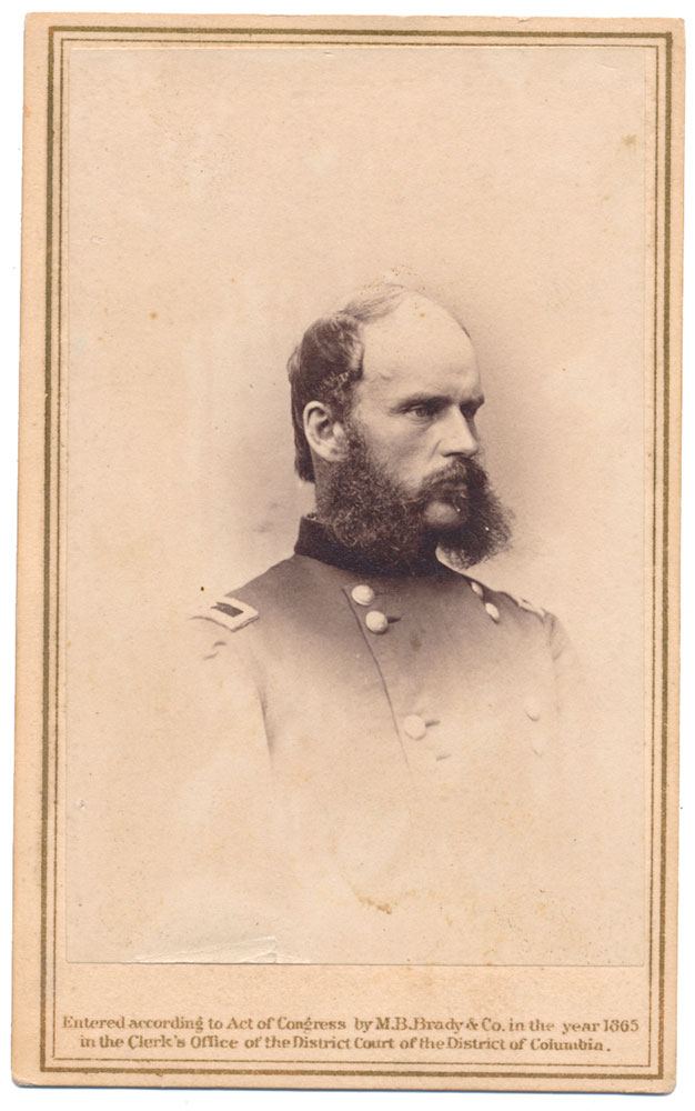 CHEST-UP VIEW OF 143RD NEW YORK COLONEL BY BRADY