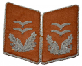 WORLD WAR TWO GERMAN UNISSUED PAIR OF LUFTWAFFE SIGNALS OFFICER COLLAR TABS