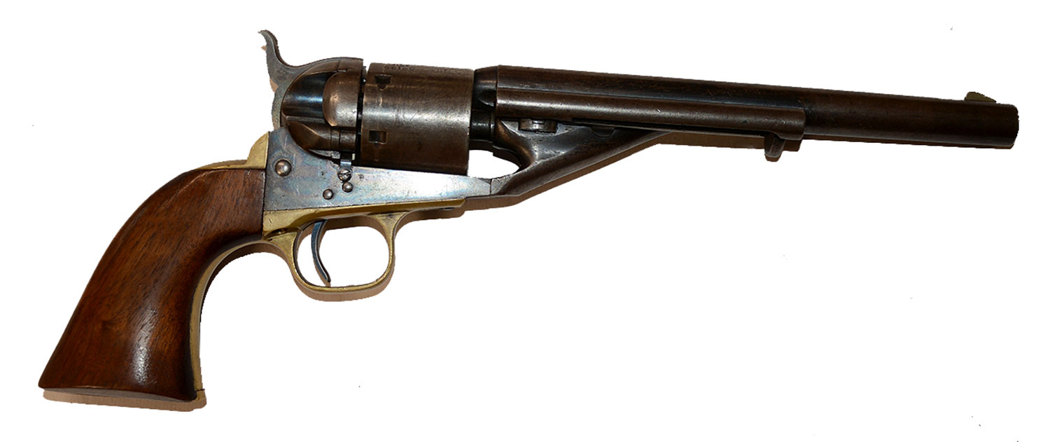NEAR FINE CONDITION COLT MODEL 1861 NAVY-NAVY RICHARDS-MASON CONVERSION, R.W. MEADE INSPECTION MARKS