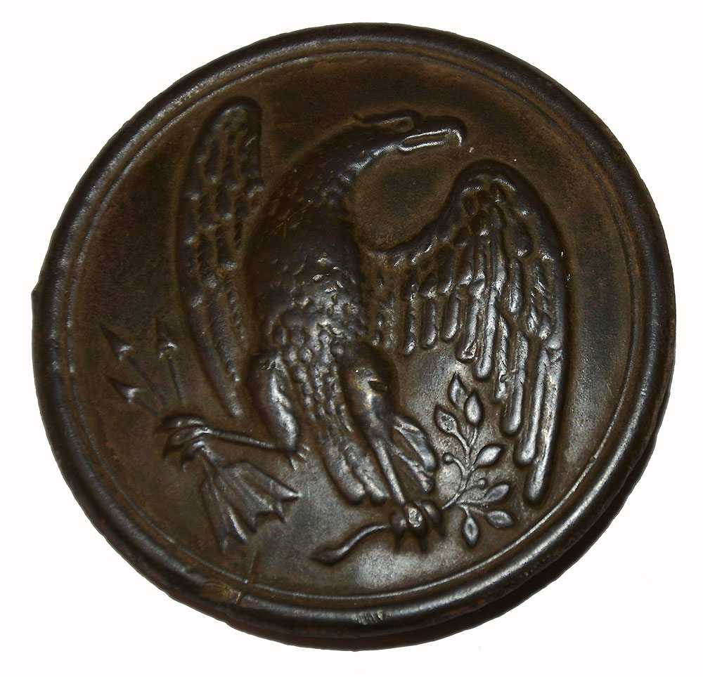 RELIC PATTERN 1826 EAGLE BREAST PLATE RECOVERED IN GEORGIA