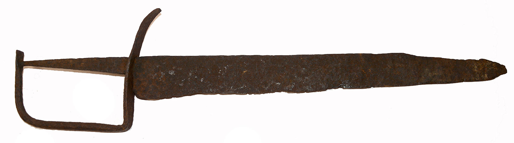 RELIC CONFEDERATE D-GUARD BOWIE, EX-TEXAS CIVIL WAR MUSEUM