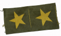 WWII JAPANESE SEW ON CAP STARS