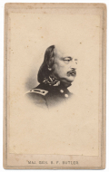 CDV ETCHING OF GEN. BENJAMIN BUTLER