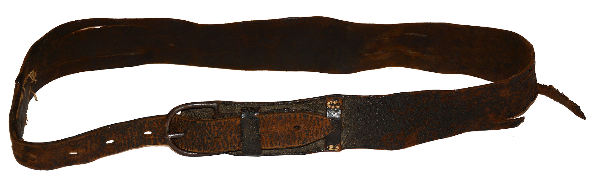 CONFEDERATE ENLISTED MAN’S WAIST BELT- EX-TEXAS CIVIL WAR MUSEUM