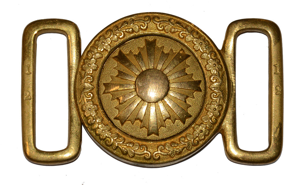 WWII JAPANESE TWO PIECE BELT BUCKLE