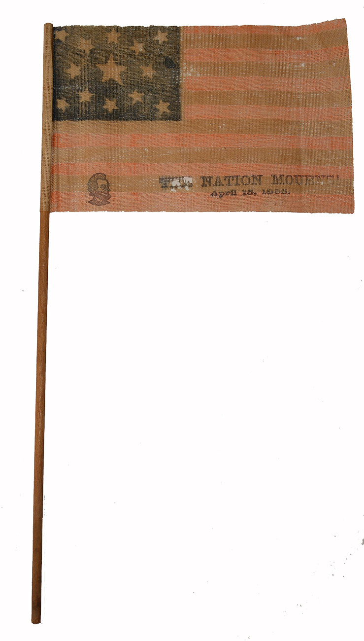 LINCOLN MOURNING FLAG