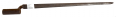 HARPERS FERRY M1819 SOCKET BAYONET FOR HALL RIFLE