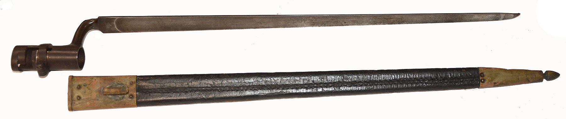 US MODEL 1835/40 SOCKET BAYONET WITH SCABBARD