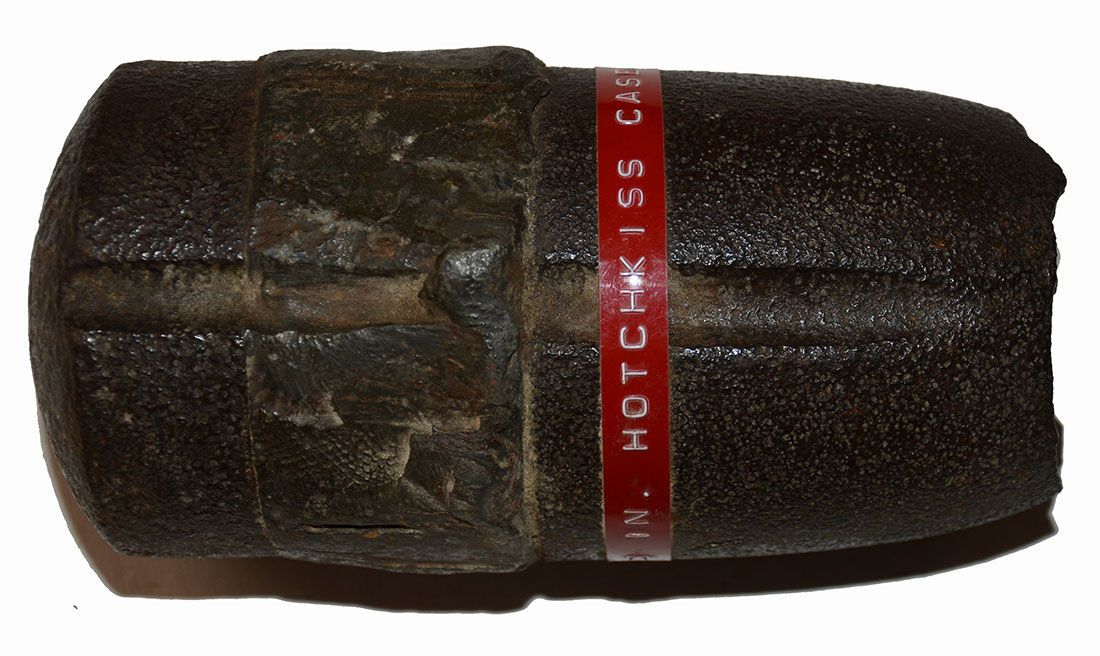 FIRED U.S. 3” HOTCHKISS CASE-SHOT
