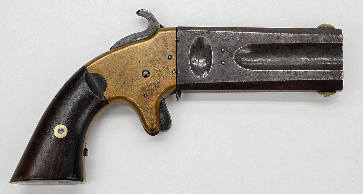 SWIVEL BREECH AMERICAN ARMS COMPANY DOUBLE BARREL DERRINGER