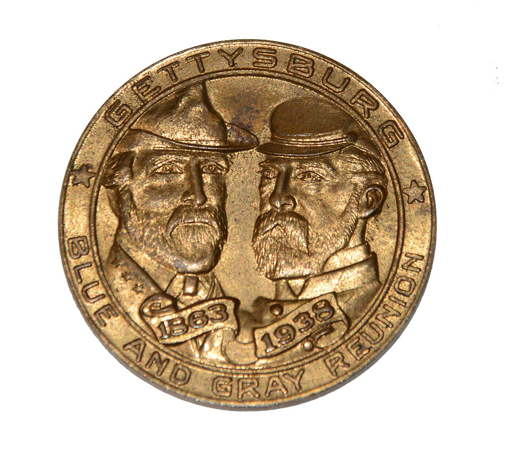 BATTLE OF GETTYSBURG 75TH ANNIVERSARY TOKEN