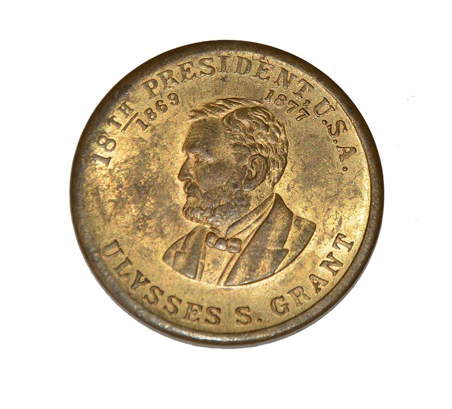 POLITICAL TOKEN FOR PRESIDENT ULYSSES S. GRANT