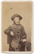 FROM LIFE CDV VIEW OF CUSTER BY GOLDIN